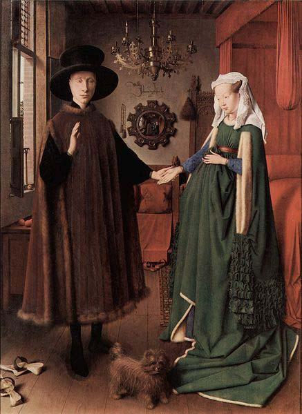 Jan Van Eyck The Arnolfini Portrait Sweden oil painting art